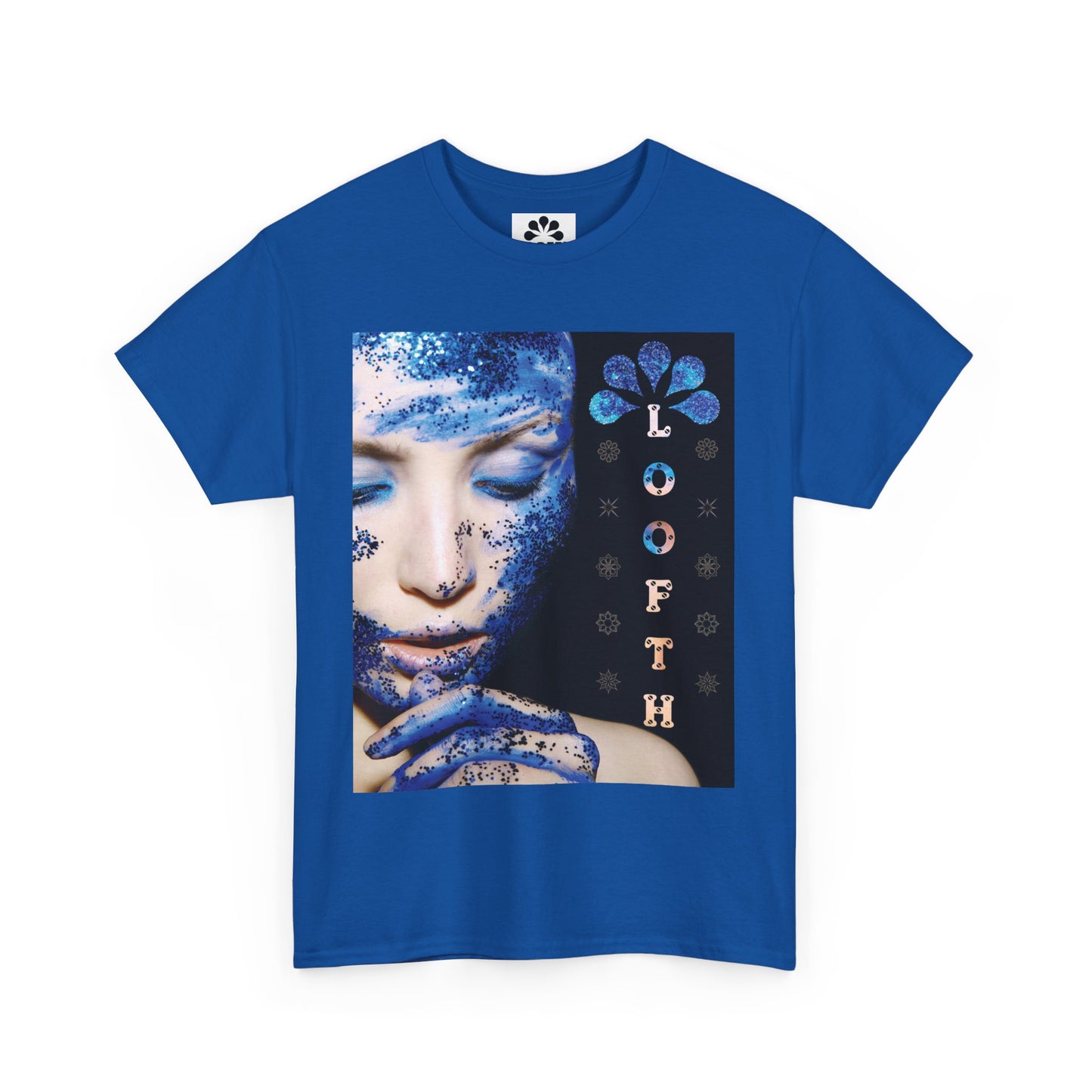 (F) Éclat Bleu Unisex Heavy Cotton Tee