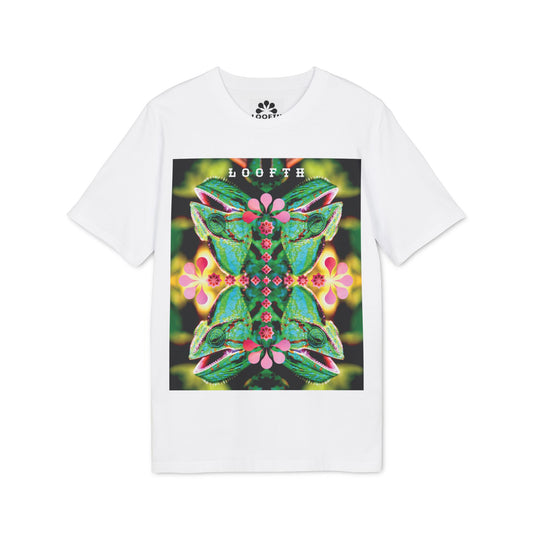 (F) Vert Chameleon Unisex Organic Combed Cotton Medium Fit T-shirt