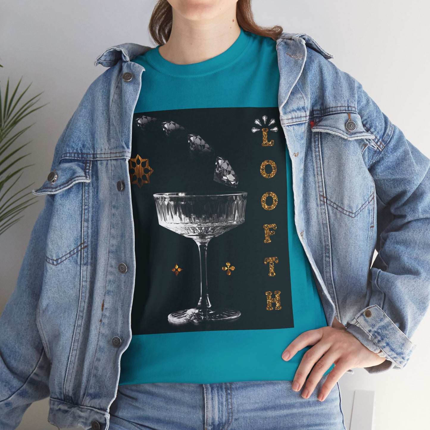 (M) Cristal Noir Unisex Heavy Cotton Tee