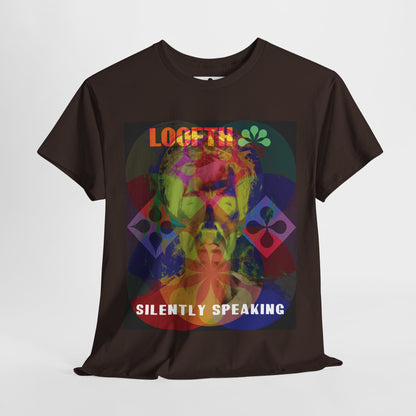 (M) Vibrance Silencieuse Unisex Heavy Cotton Tee