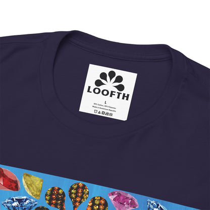 (F) Bijou Céleste Unisex Heavy Cotton Tee