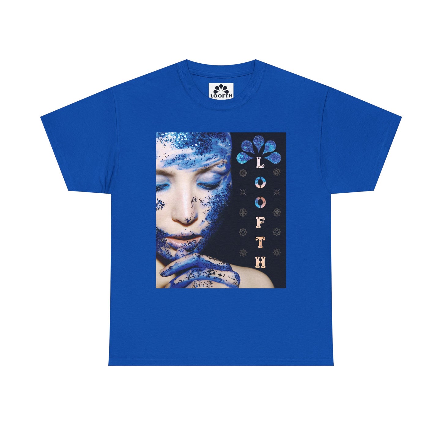 (F) Éclat Bleu Unisex Heavy Cotton Tee