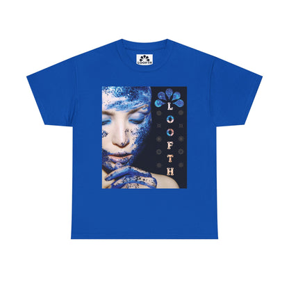 (F) Éclat Bleu Unisex Heavy Cotton Tee