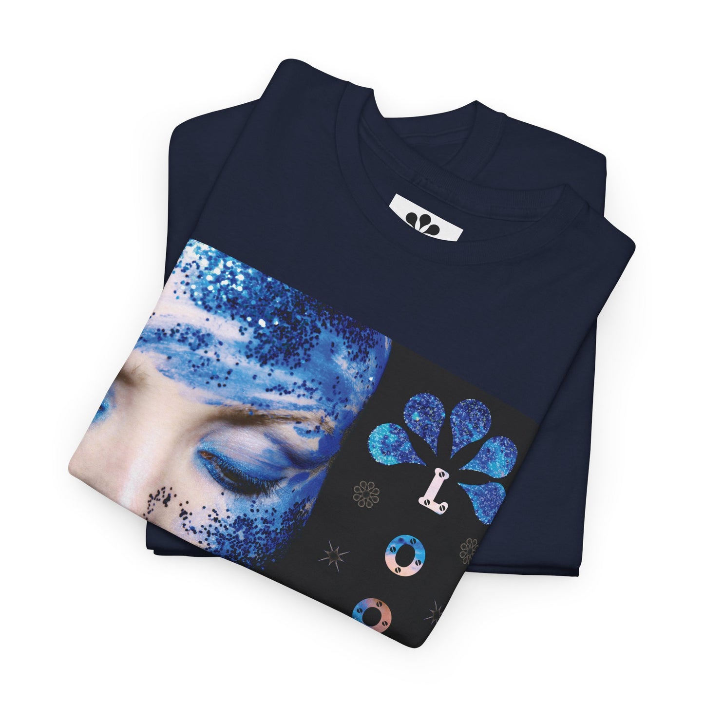 (F) Éclat Bleu Unisex Heavy Cotton Tee