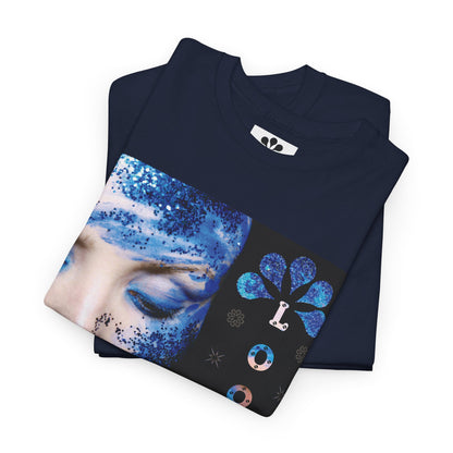 (F) Éclat Bleu Unisex Heavy Cotton Tee