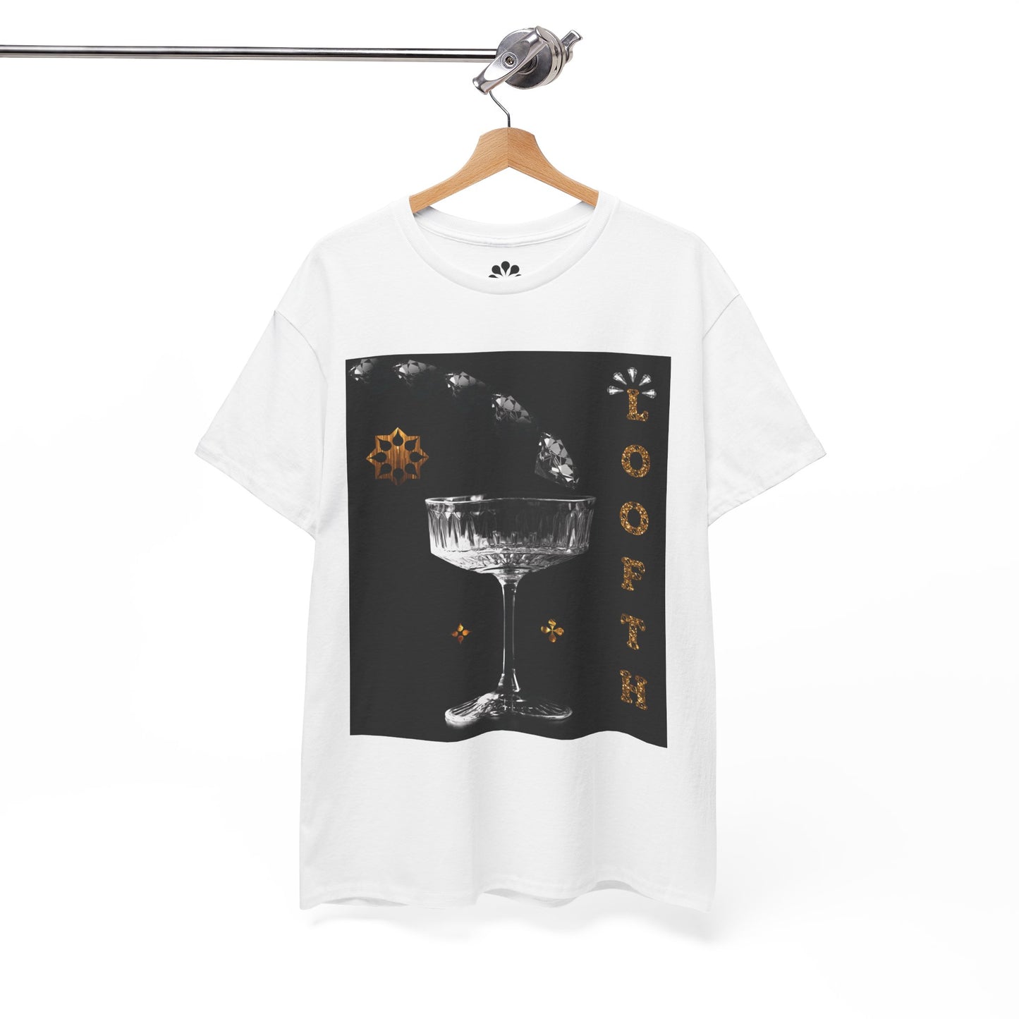 (M) Cristal Noir Unisex Heavy Cotton Tee
