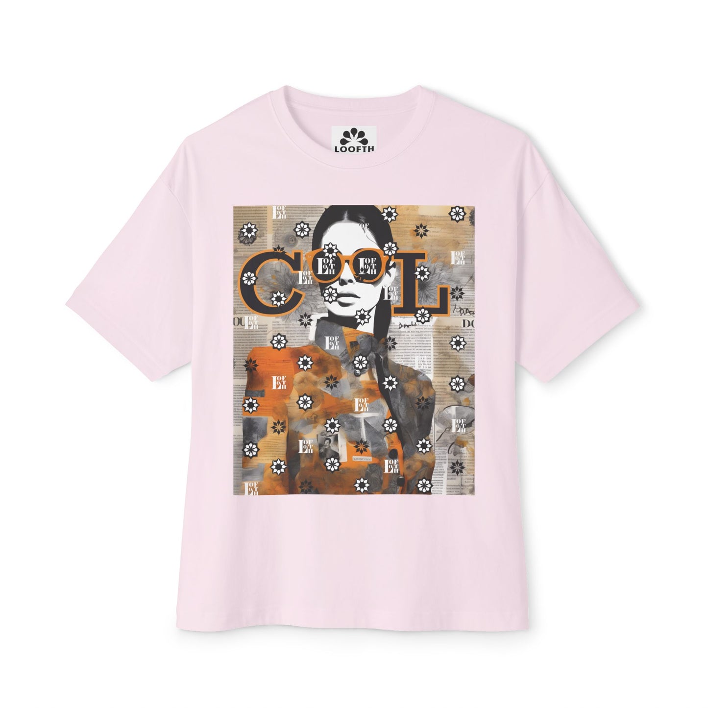 (F) Lunettes Chic Unisex Oversized Boxy Tee