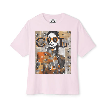 (F) Lunettes Chic Unisex Oversized Boxy Tee