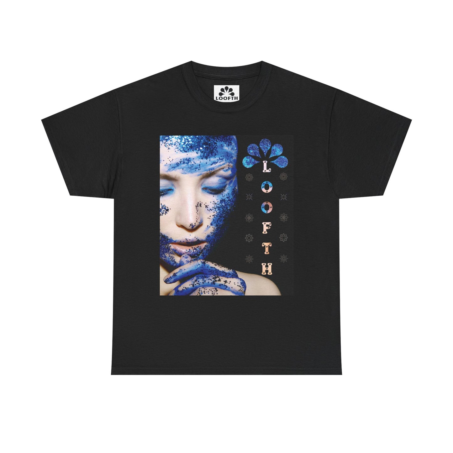 (F) Éclat Bleu Unisex Heavy Cotton Tee
