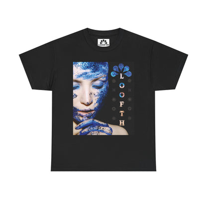 (F) Éclat Bleu Unisex Heavy Cotton Tee