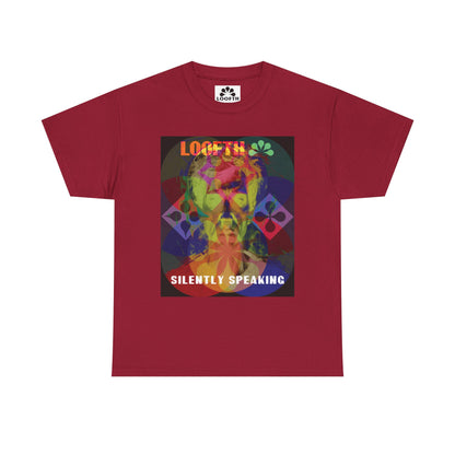 (M) Vibrance Silencieuse Unisex Heavy Cotton Tee