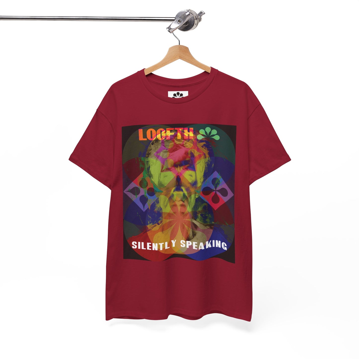 (M) Vibrance Silencieuse Unisex Heavy Cotton Tee