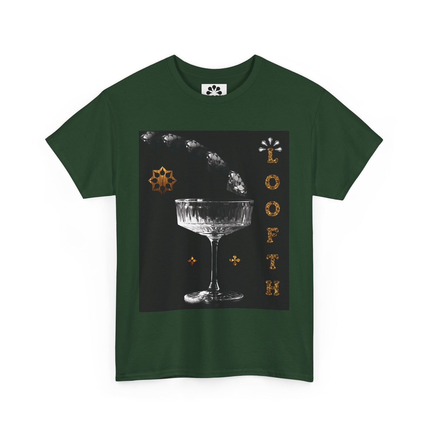 (M) Cristal Noir Unisex Heavy Cotton Tee