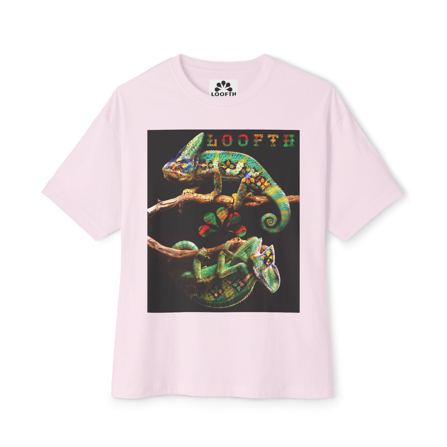 (F) Duo Vert Unisex Oversized Tee