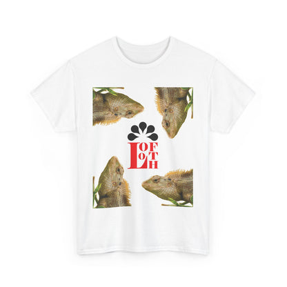 (M) Caméléon Flora Unisex Heavy Cotton Tee