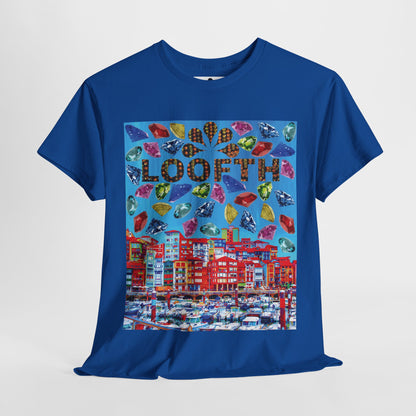 (F) Bijou Céleste Unisex Heavy Cotton Tee