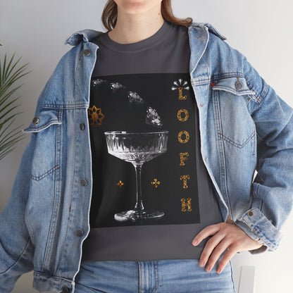 (M) Cristal Noir Unisex Heavy Cotton Tee