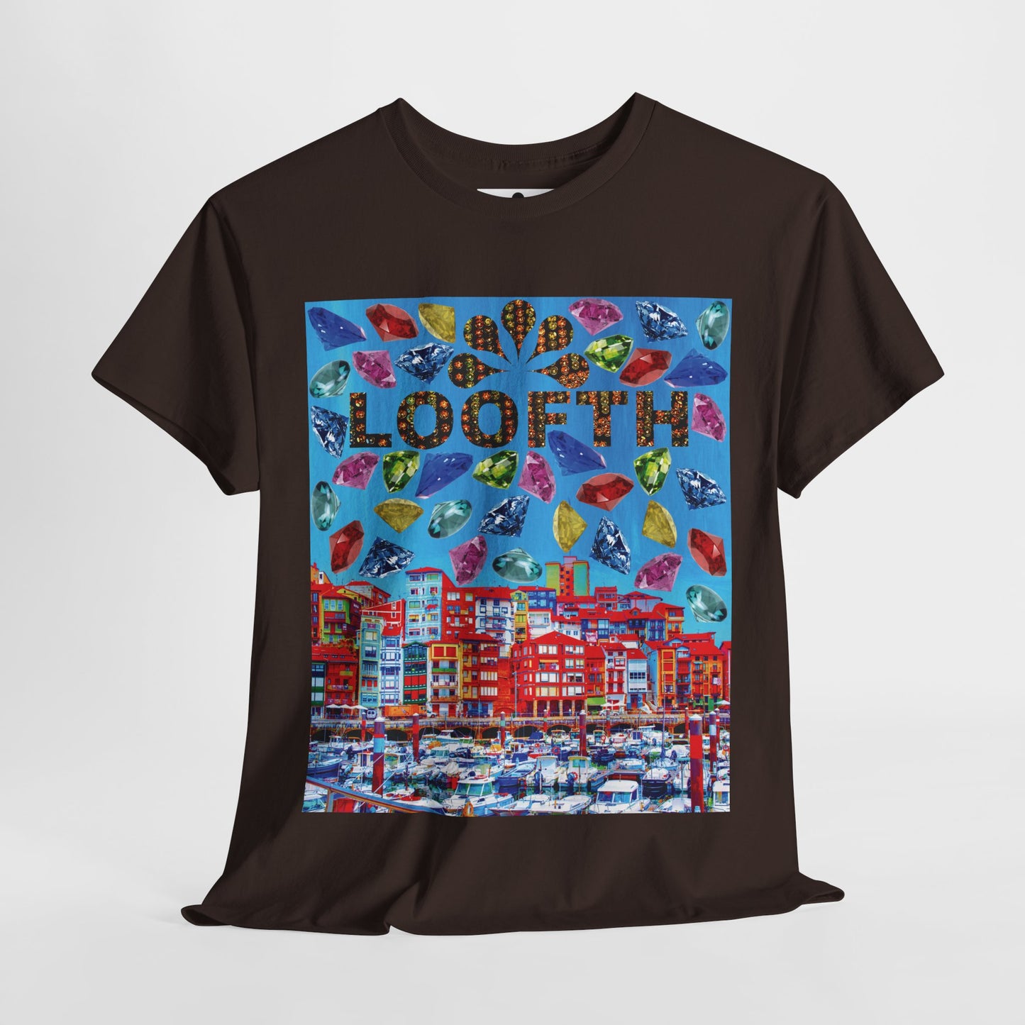 (F) Bijou Céleste Unisex Heavy Cotton Tee