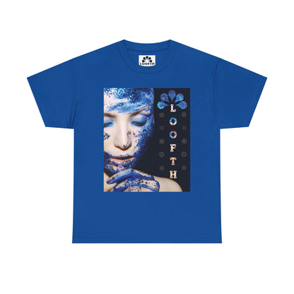 (F) Éclat Bleu Unisex Heavy Cotton Tee