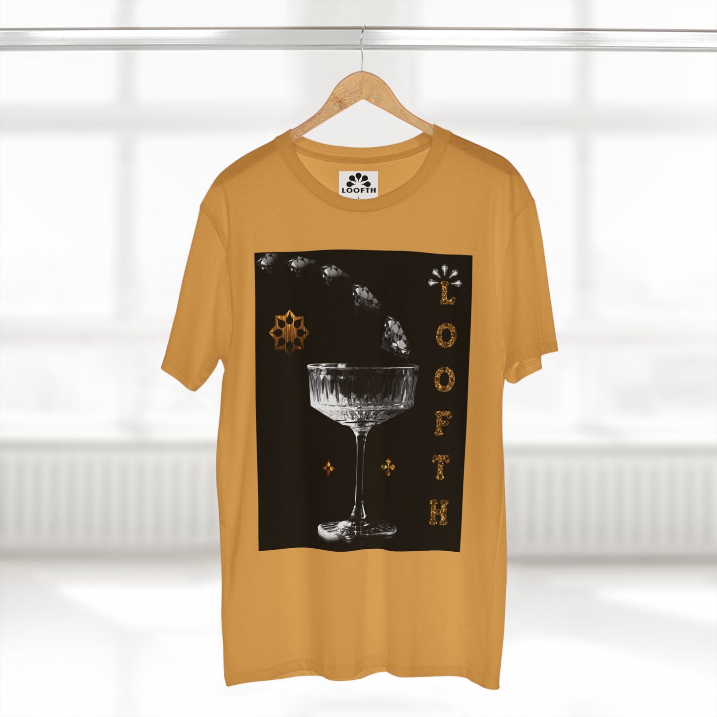 (M) Cristal Noir Adult Staple T-Shirt