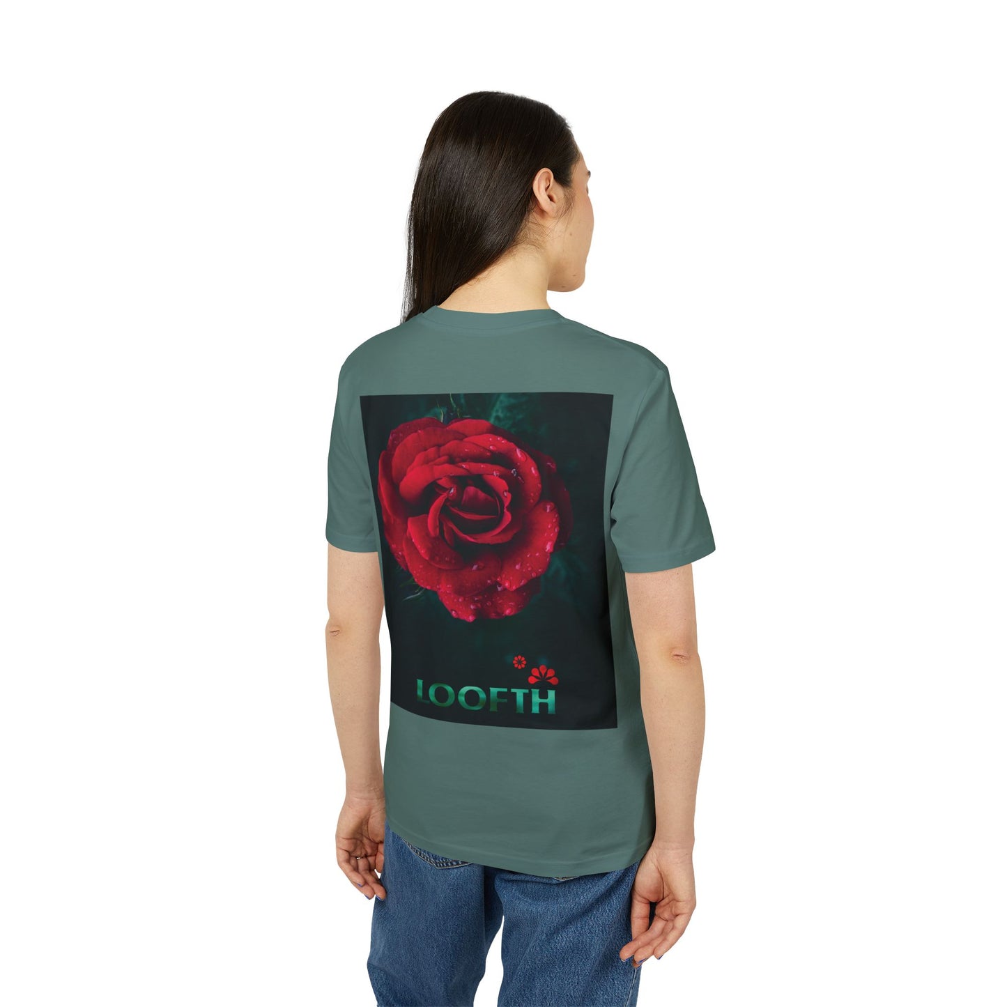 (F) Rosé de Mystique Unisex Organic Combed Cotton Medium Fit T-shirt