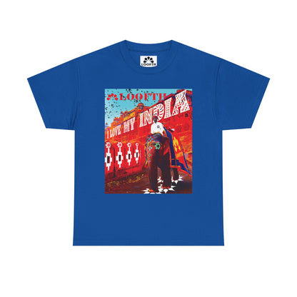 (F) Éléphant Raj Unisex Heavy Cotton Tee