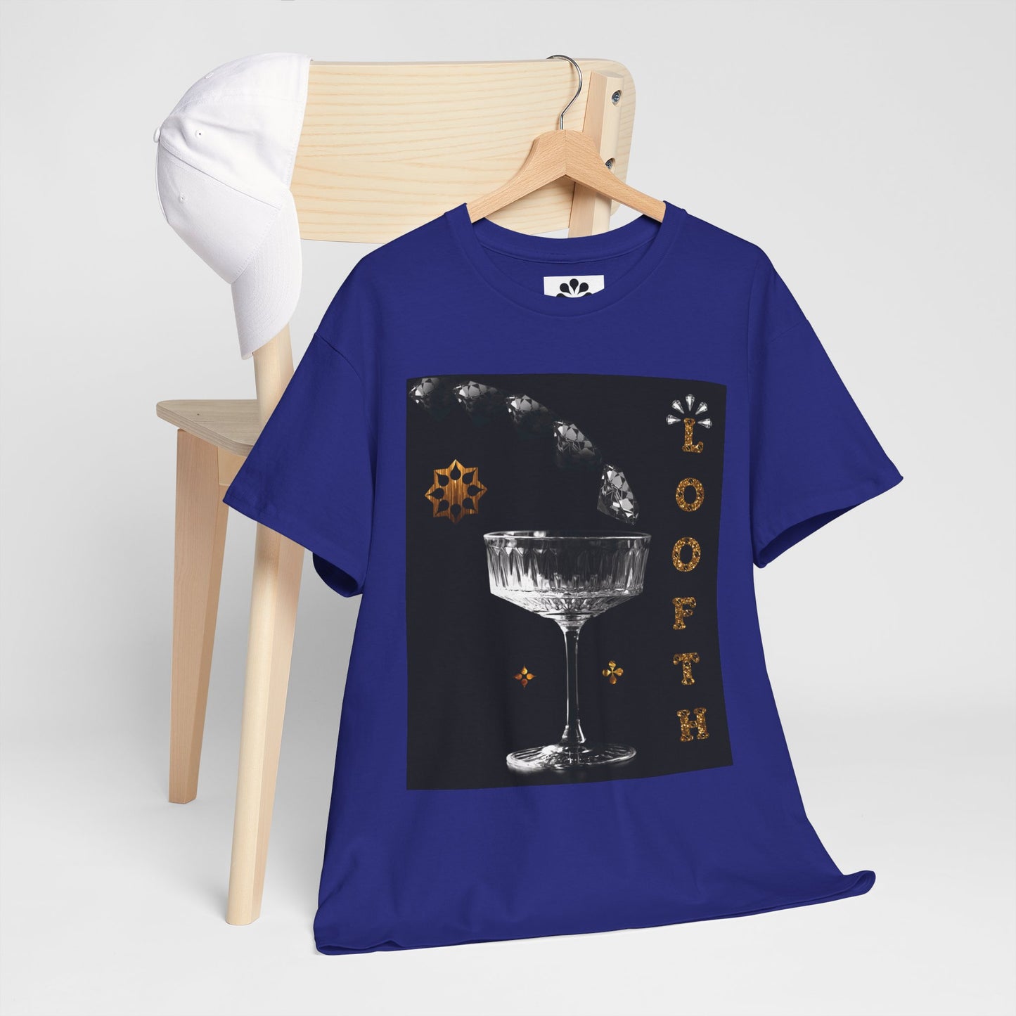 (M) Cristal Noir Unisex Heavy Cotton Tee
