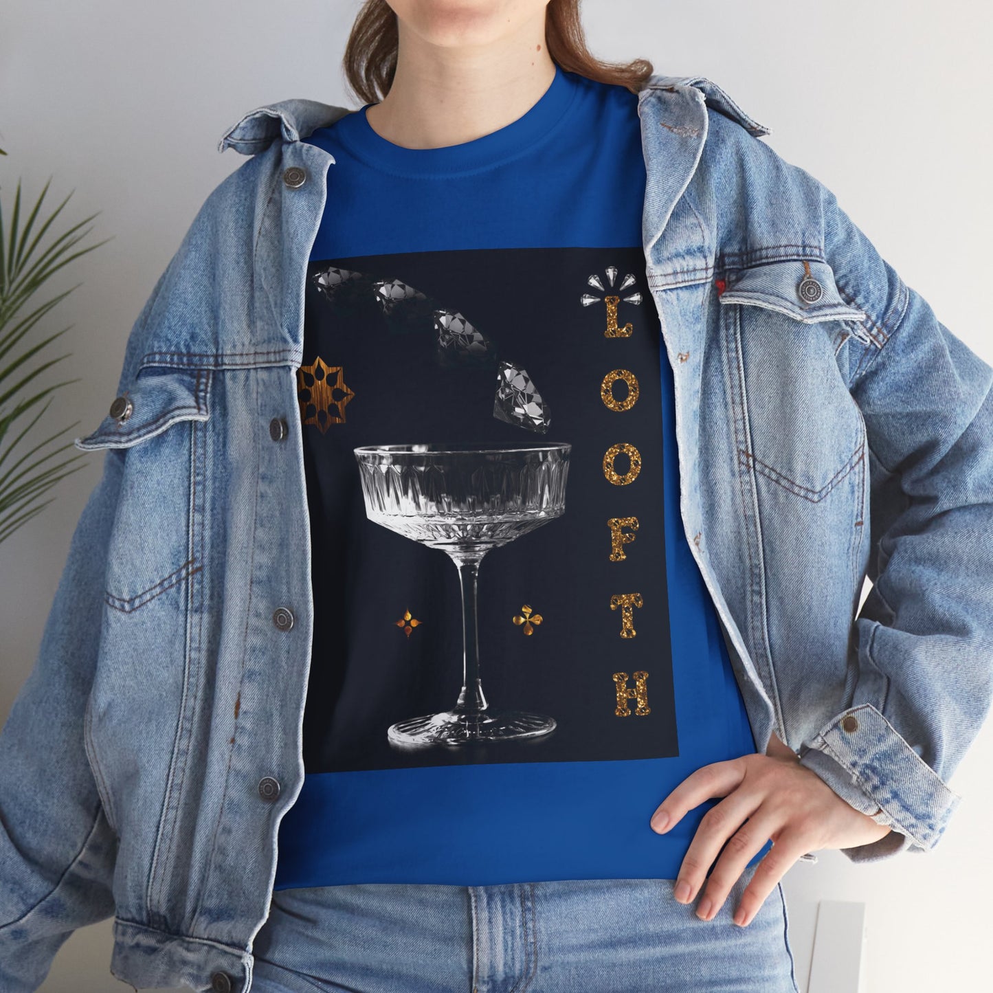 (M) Cristal Noir Unisex Heavy Cotton Tee