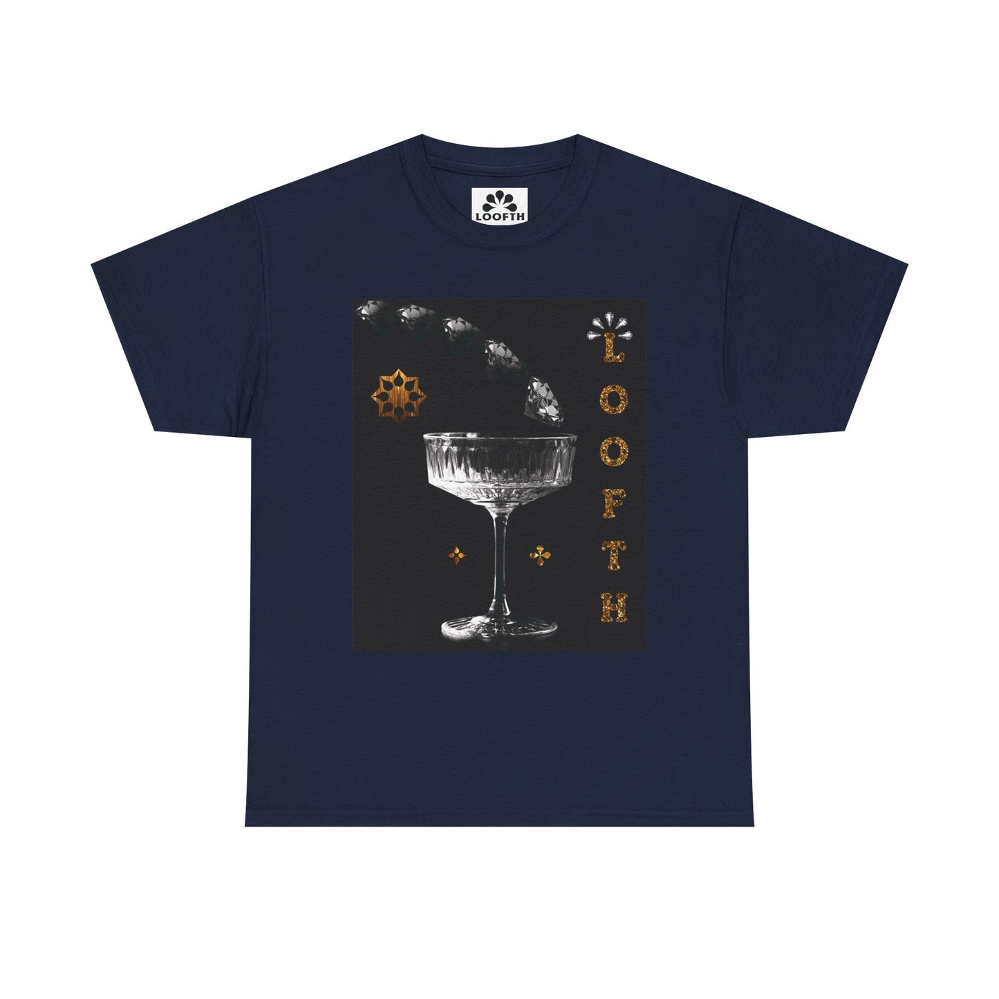 (M) Cristal Noir Unisex Heavy Cotton Tee