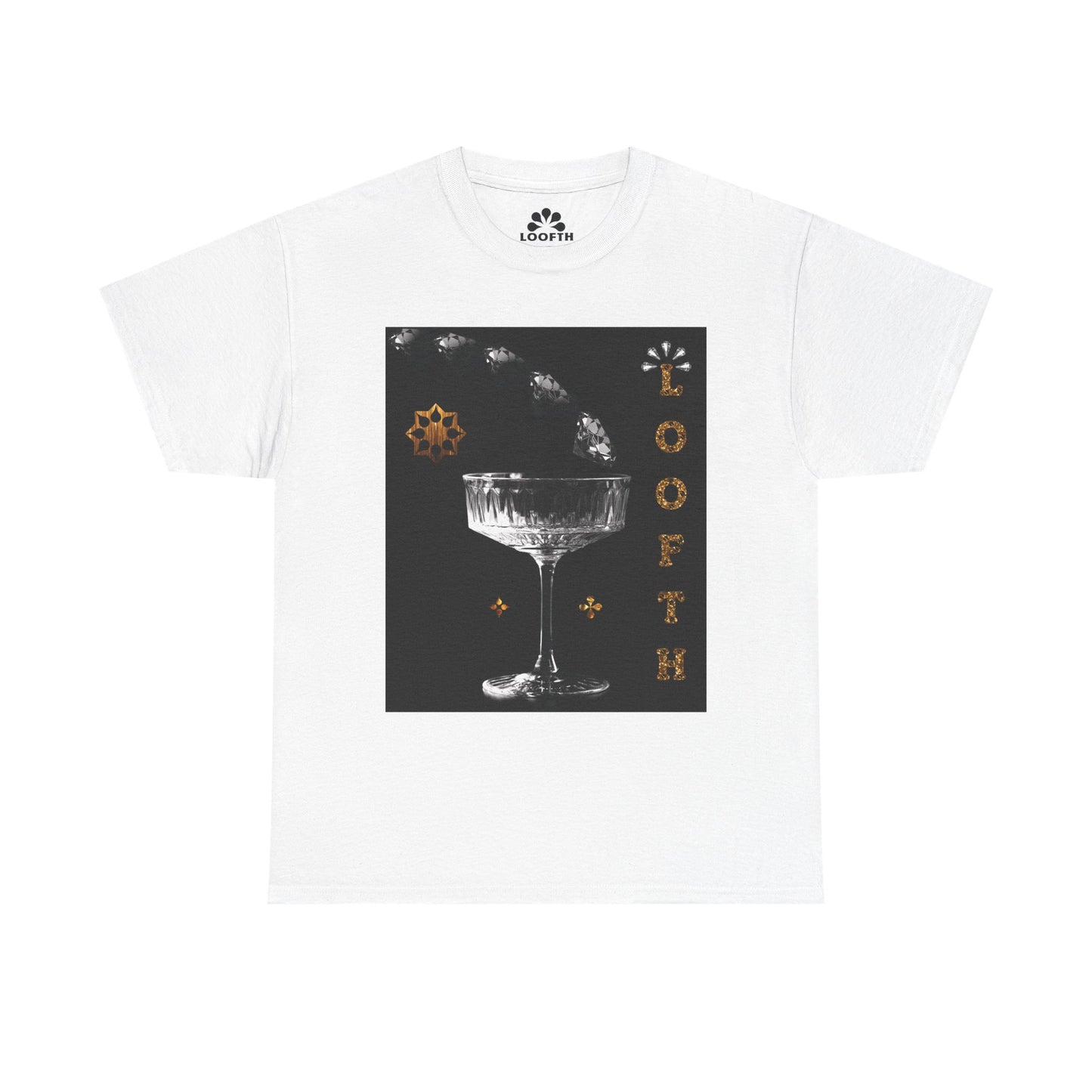 (M) Cristal Noir Unisex Heavy Cotton Tee