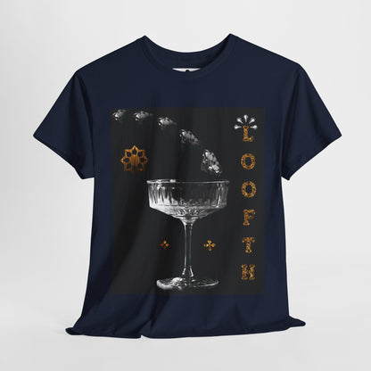 (M) Cristal Noir Unisex Heavy Cotton Tee