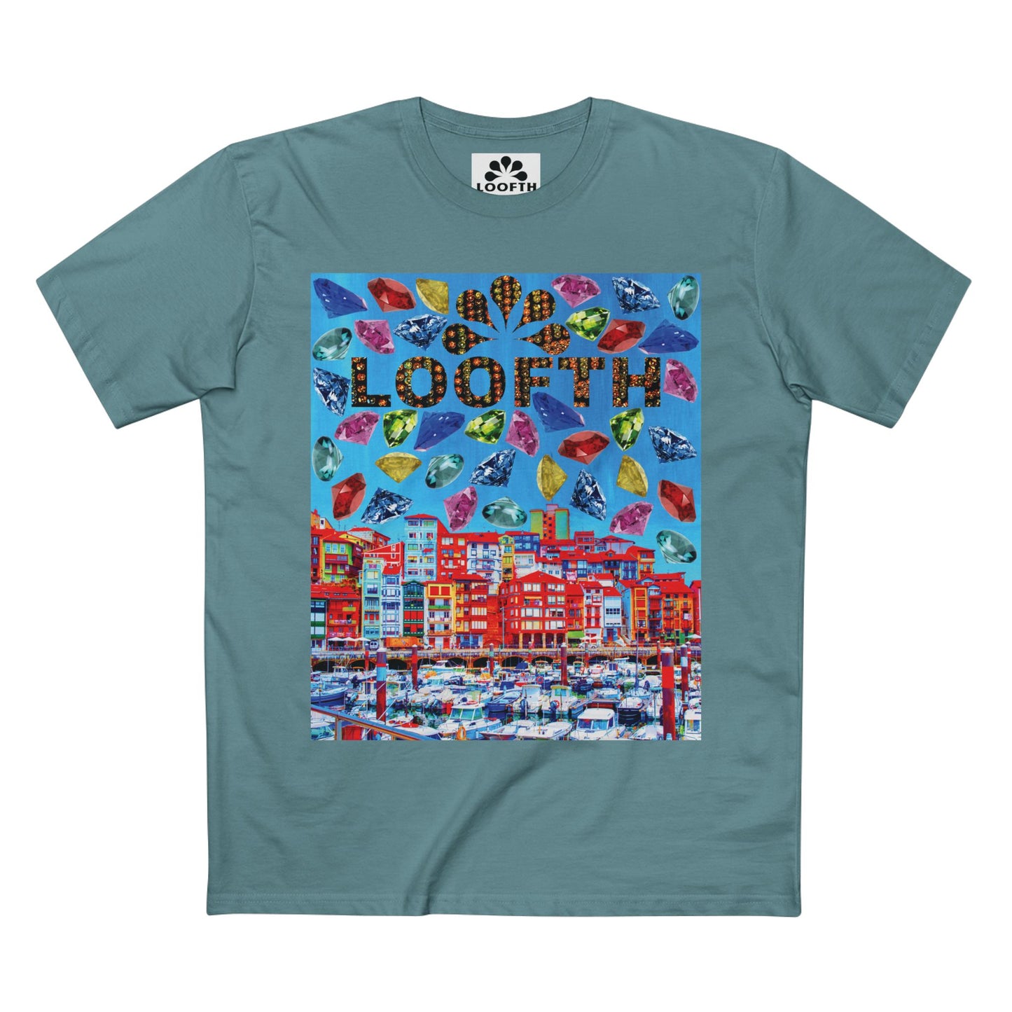(M) Bijou Céleste Adult Staple T-Shirt