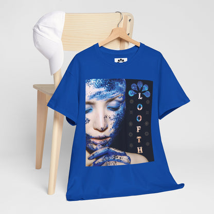 (F) Éclat Bleu Unisex Heavy Cotton Tee