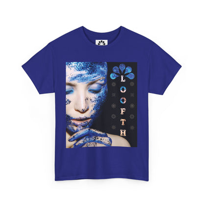 (F) Éclat Bleu Unisex Heavy Cotton Tee