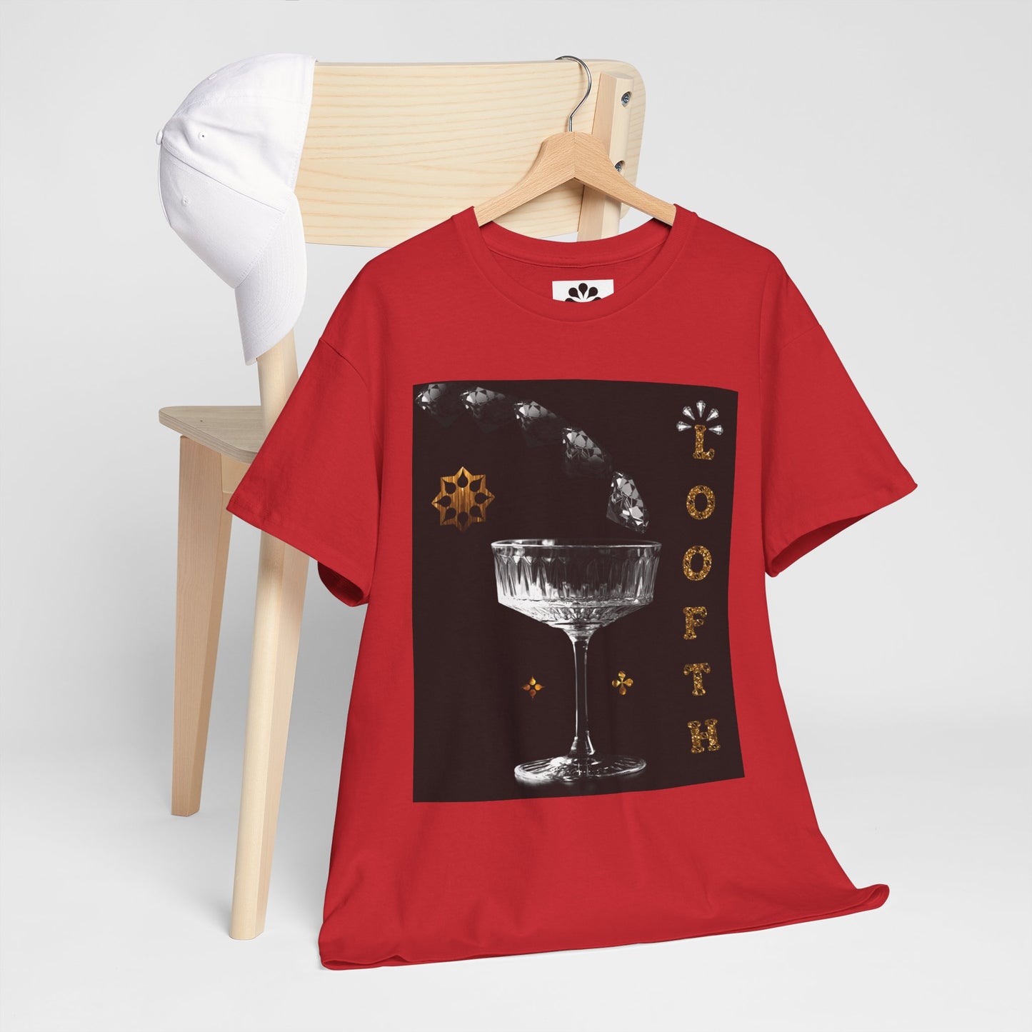 (M) Cristal Noir Unisex Heavy Cotton Tee