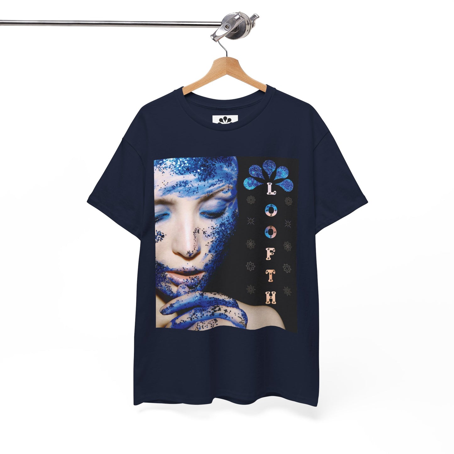 (F) Éclat Bleu Unisex Heavy Cotton Tee