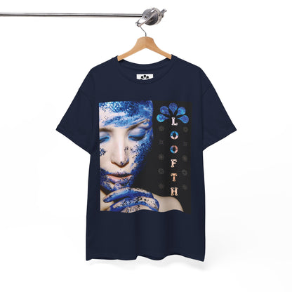 (F) Éclat Bleu Unisex Heavy Cotton Tee