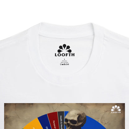 (F) Crâne Vivace Unisex Organic Combed Cotton Medium Fit T-shirt