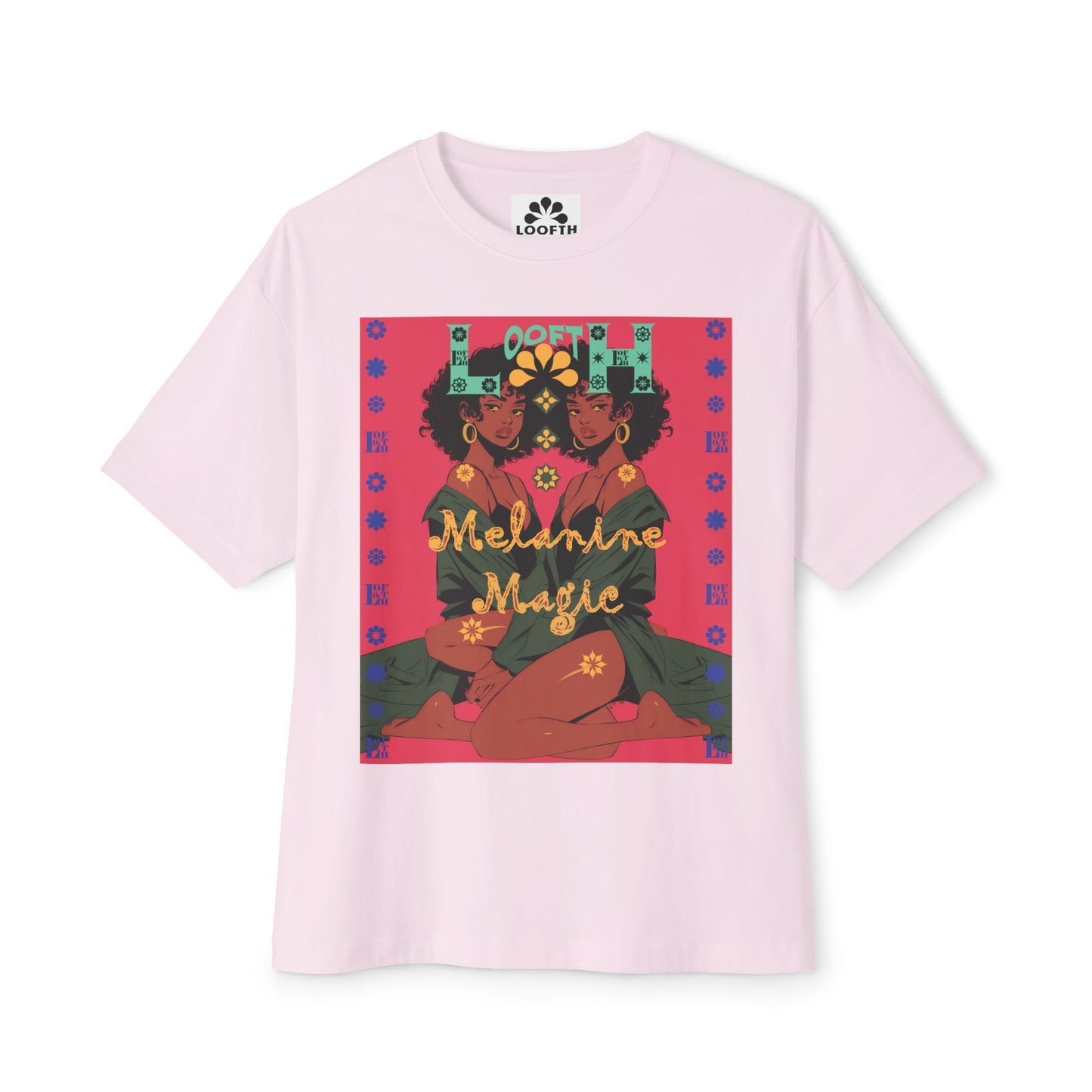 (F) Magie Ébène Unisex Oversized Boxy Tee