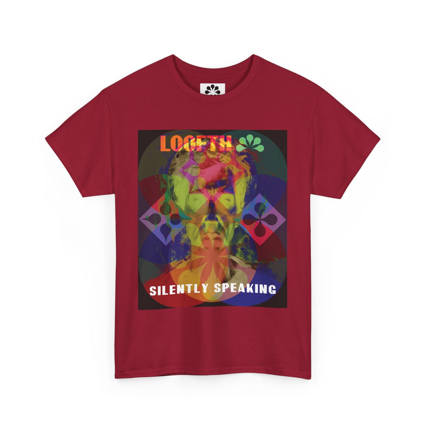 (M) Vibrance Silencieuse Unisex Heavy Cotton Tee